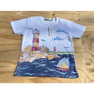 Needle & Threads T-Shirt Short Sleeve Women's Size S‎ White NEW/OLD STOCK w/ Tag